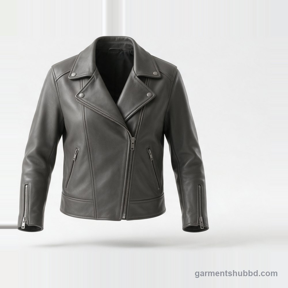 Biker leather jacket