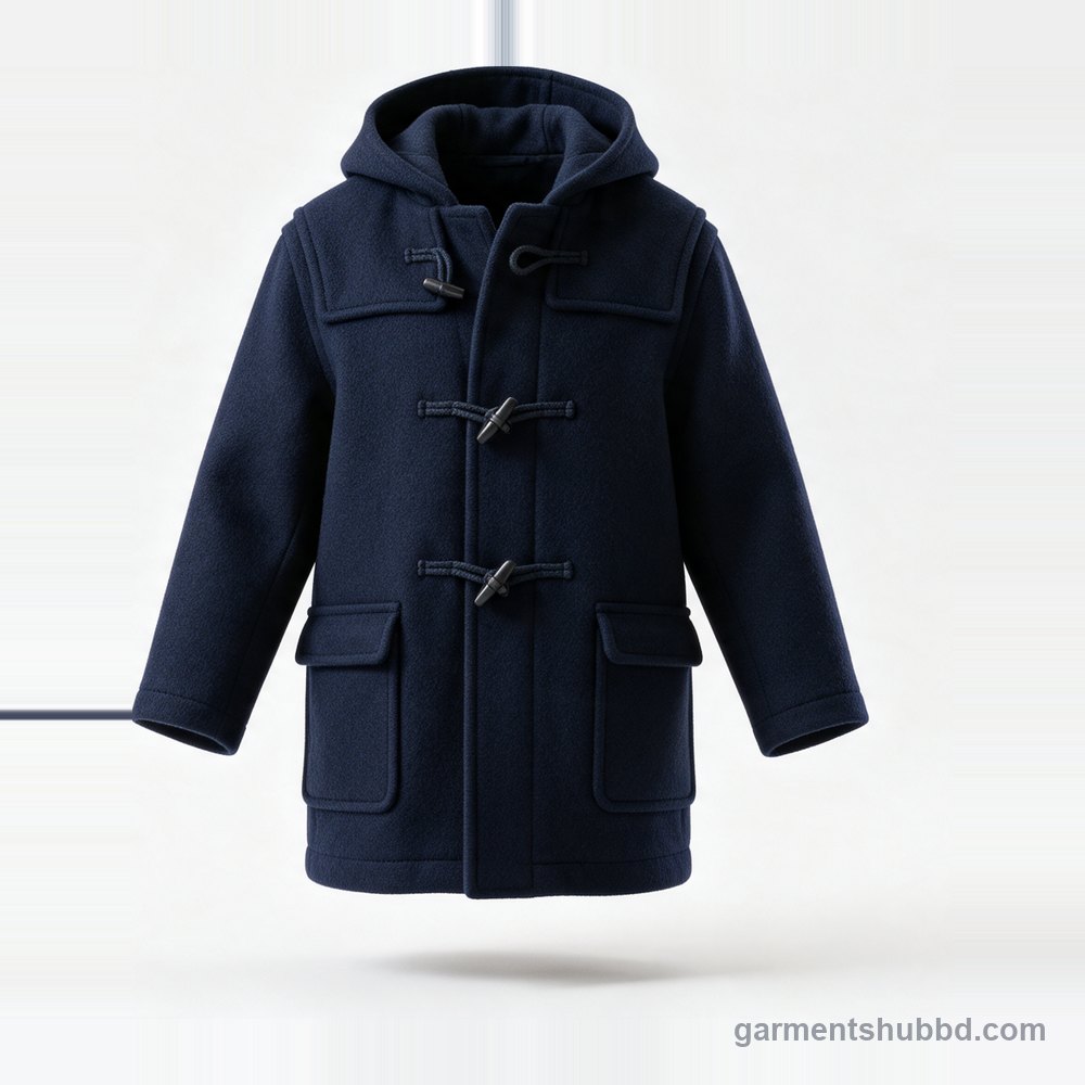 Duffle wool coat
