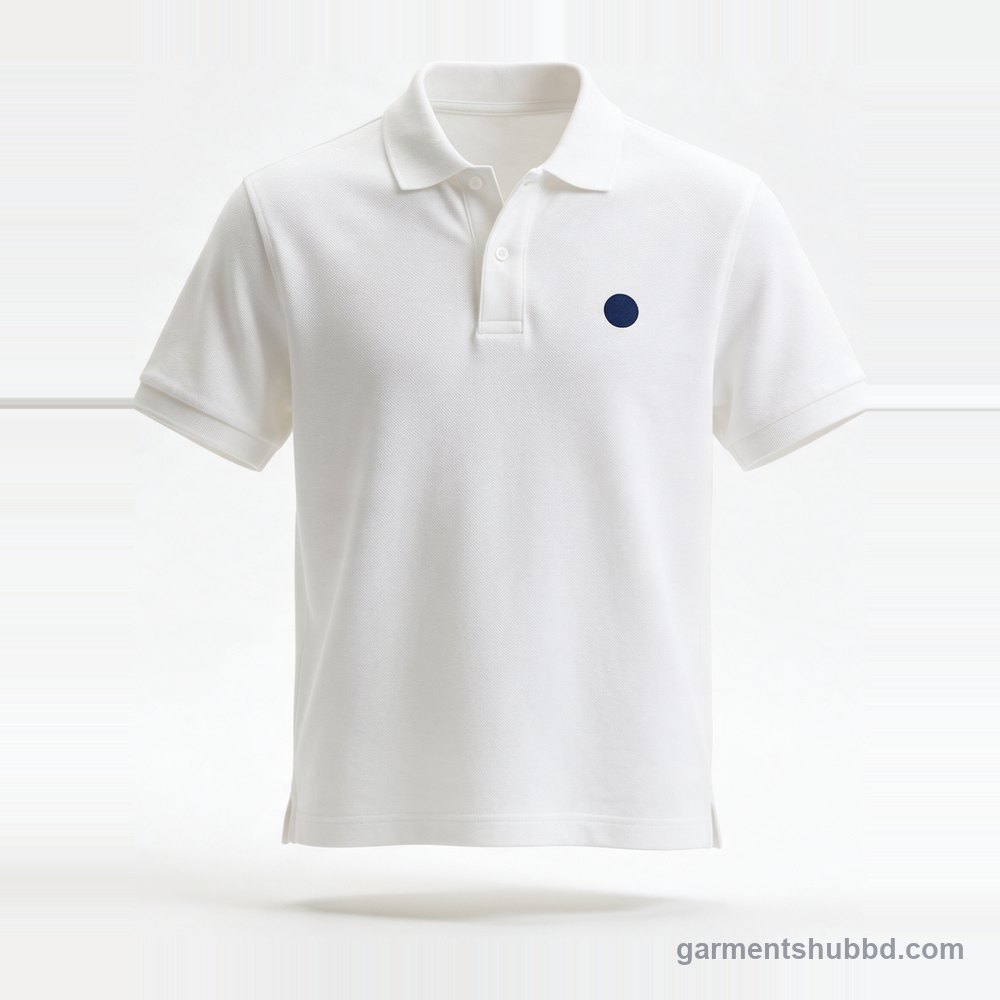 Embroidered polo shirt