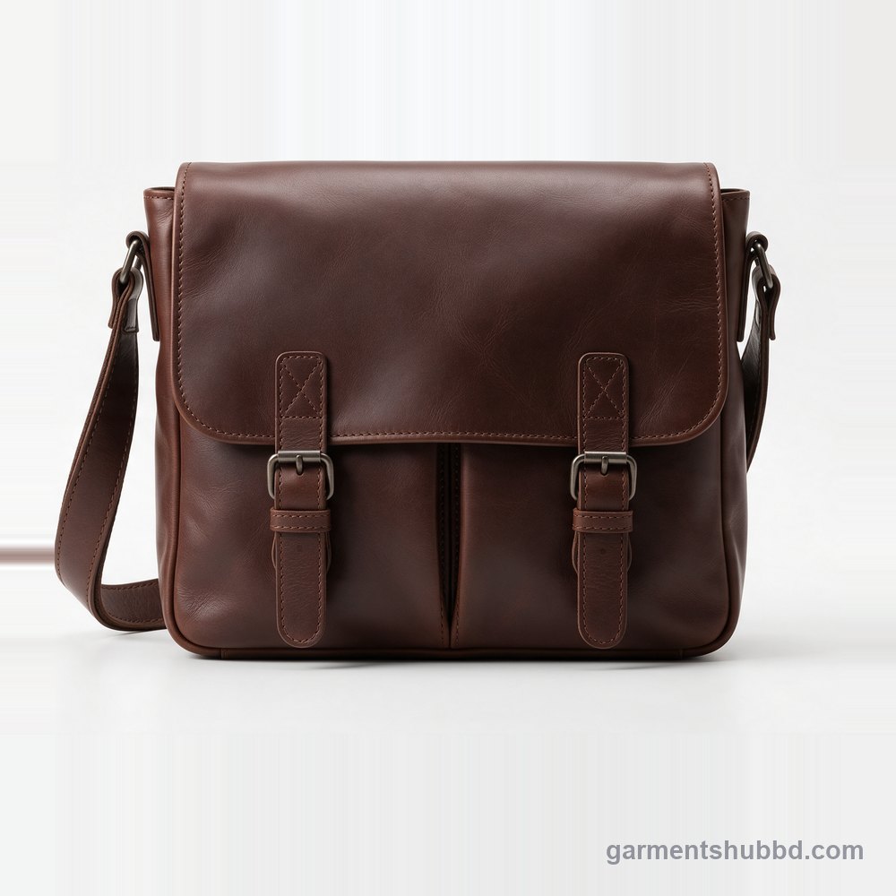 Messenger leather bag