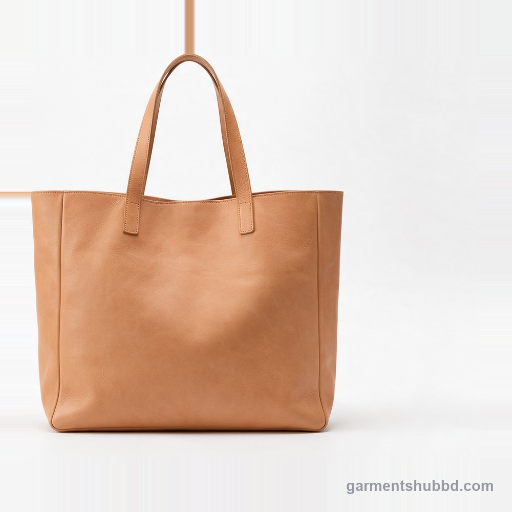 Shopper leather bag