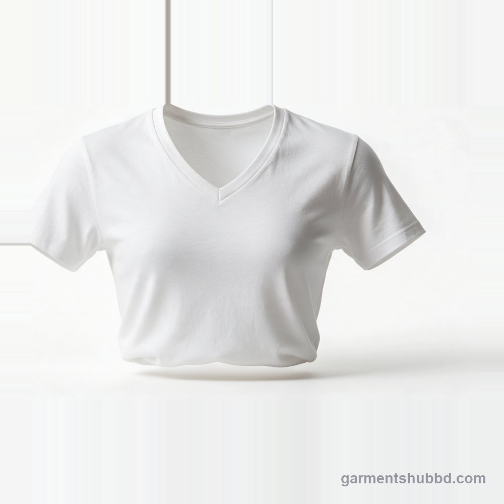 V-neck T-shirt Wholesale Bangladesh