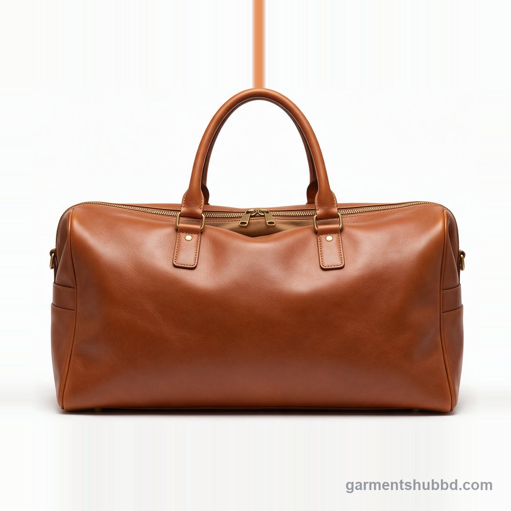 Travel leather bag