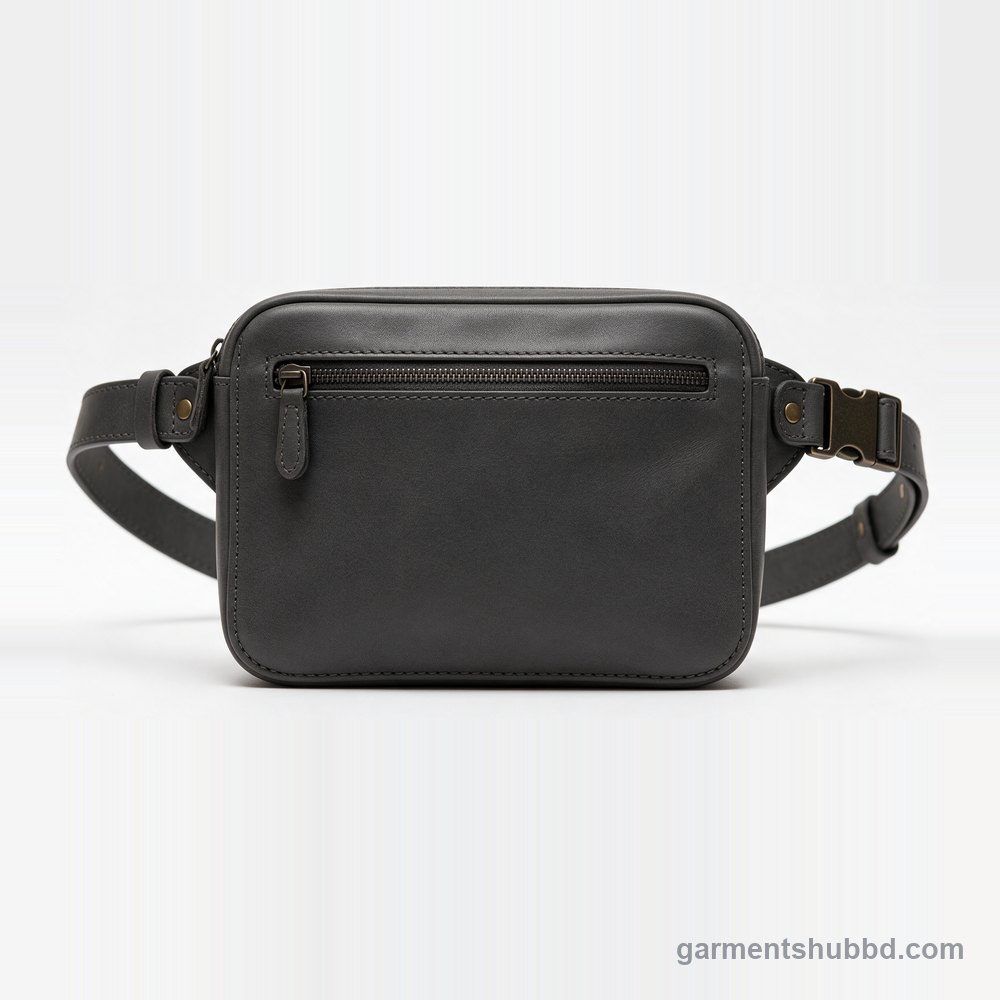 Waist leather bag
